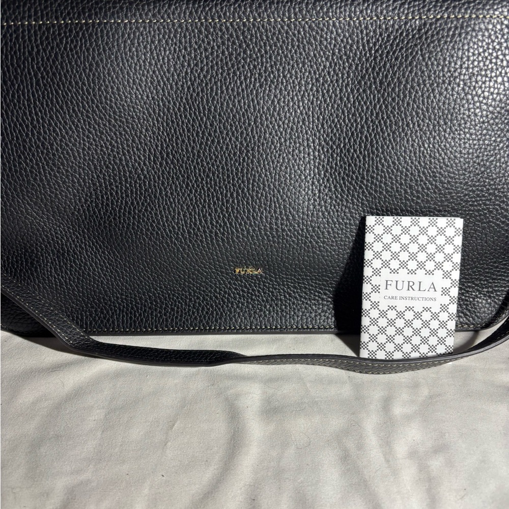 Furla Black Leather Women's Bag